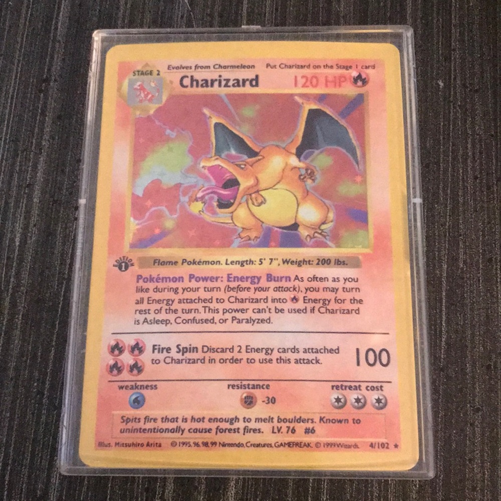 1stED Base Set Shadowless Charizard HOLY GRAIL